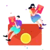 럭키 휠 보너스 welfare icon